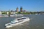 Panorama river boat cruise in Cologne