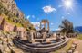 Delphi archaeological site with virtual reality from Athens