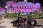 Retro sidecar tour by night