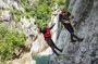 Extreme canyoning on the river Cetina