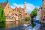 Bruges and Ghent day trip with transport from Brussels